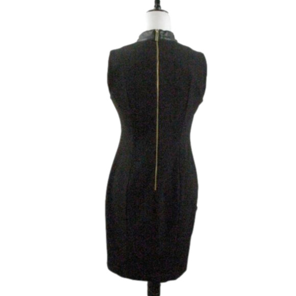 NWOT Calvin Klein Black Sleeveless Back Zip Dress Size 6 - Picture 4 of 6